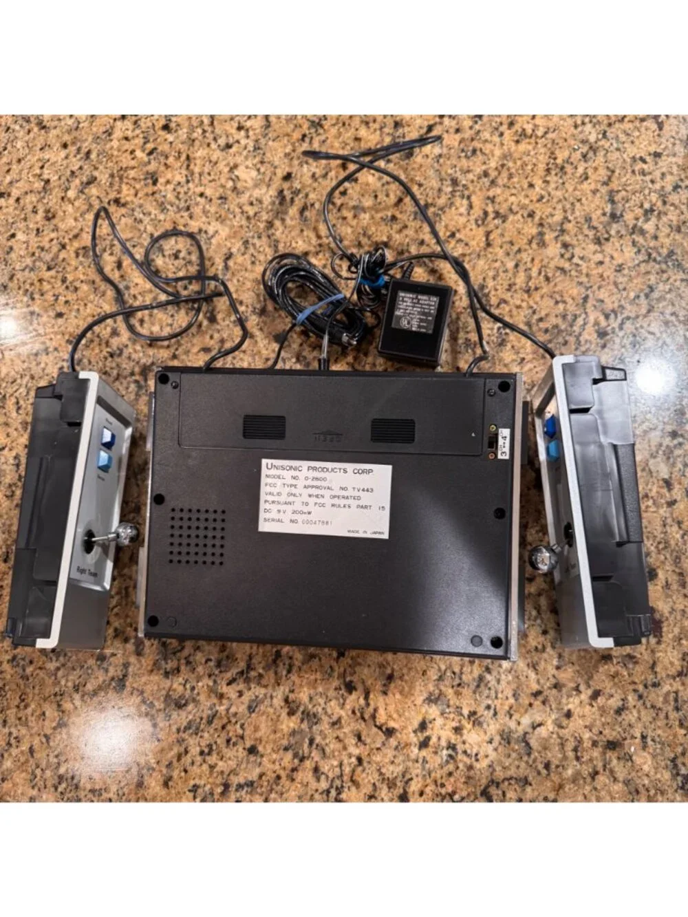 Unisonic Olympian 2600 Deluxe Video Game Console 2 Controllers 1978 Untested Jap